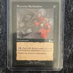 Wizards of the Coast MTG Phyrexian Reclamation Urza's Legacy Unc Black Eng #63 - Image 1