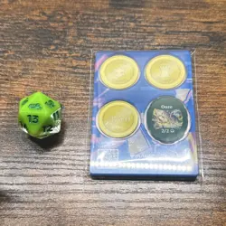 Sirius Dice TMNT MTG D20-Mutagen-1 pk( 2 acrylic sheets) - Image 1