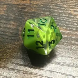 Sirius Dice TMNT MTG D20-Mutagen-1 pk( 2 acrylic sheets) - Image 3