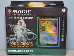 Magic The Gathering The Lord Of The Rings Elven Council Commander - New & Sealed - Image 1