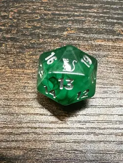 Sirius Dice TMNT MTG D20-Rat-1 pk( 2 acrylic tkn sheets) - Image 2