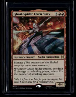 MTG - Ghost-Spider, Gwen Stacy #14 SPE : Eternal-Legal Foil - Image 1
