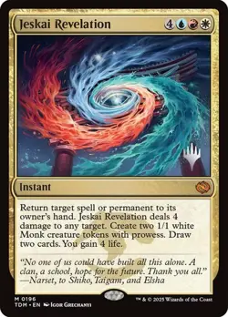 Jeskai Revelation (Promo Pack) (Tarkir: Dragonstorm) non-foil - Image 1