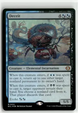 Deceit FOIL Lorwyn Eclipsed MTG NM - Image 1