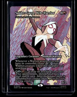 MTG - Spider-Gwen, Web-Warrior #24 Borderless NM - Image 1