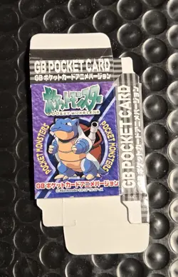 Pokemon Blastoise GB Pocket Card Final Collection Empty Box Japanese - Image 1