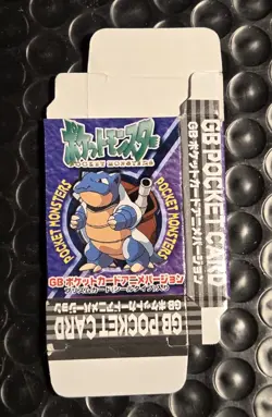 Pokemon Blastoise GB Pocket Card Final Collection Empty Box Japanese - Image 2