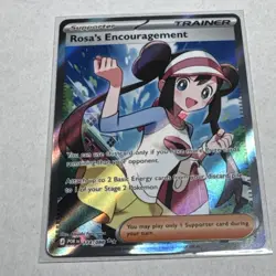 Pokemon TCG Rosa's Encouragement Full Art Holo 114/088 Eng - Image 4