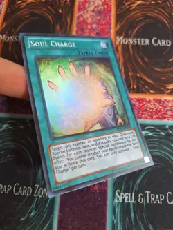 Yu-Gi-Oh! Soul Charge DRLG-EN014 Super Rare 1st Edition Near Mint - Image 2
