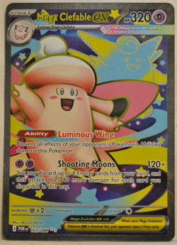 Pokemon Perfect Order Mega Clefable EX #103/088 - Image 1