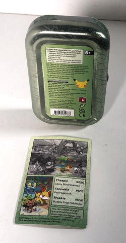 Pokemon Celebrations Kalos Mini Tin With Promo Card EMPTY NO CARDS - Image 2