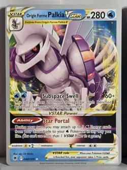 Origin Forme Palkia VSTAR 40/189 + VSTAR 39/189 World Championships 2022 Pokemon - Image 2