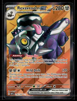 Revavroom ex 216/197 Ultra Rare Obsidian Flames Pokemon NM - Image 1