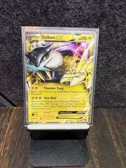 Pokemon TCG - Raikou EX 38/108 - Chase Moloney Stamp - World Championships 2012 - Image 1