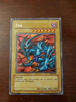Yu-Gi-Oh Zoa - TFK-001 - Secret Rare - Image 2