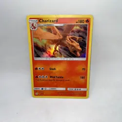 Charizard 5/18 Ultra Rare Detective Pikachu Pokemon Holo Damaged - Image 1