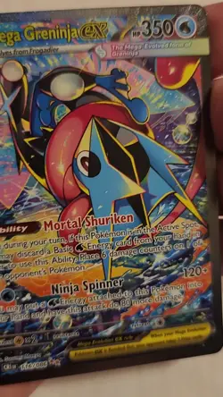 Mega Greninja ex SIR 116/086 Chaos Rising Special Illustration Rare Pokemon TCG - Image 2