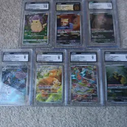 (7 Slabs) Pokemon Slab Lot! Pikachu CGC 10 - Image 1