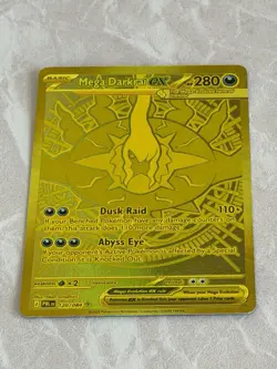 Mega Darkrai ex 120/084 (Gold) CLEAN | Pokemon TCG Mega Evolutions Pitch Black - Image 1