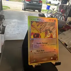 Team Magma's Rhyhorn 38/95 Team Magma vs Team Aqua Reverse Holo - Image 2