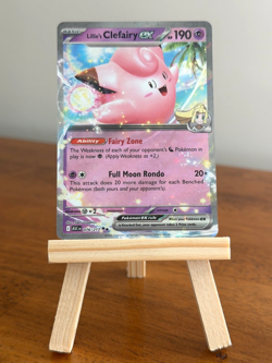 Pokemon Lillie's Clefairy ex 076/217 Me: Ascended Heroes Double Rare Holo - Image 1