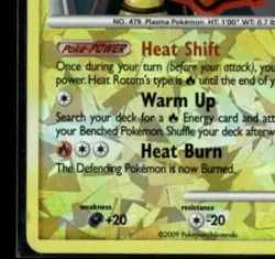 2009 Pokemon Platinum Rising Rivals Heat Rotom Sub set #RT3 - Image 4