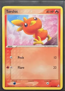Torchic 83/110 EX Holon Phantoms Common Pokemon 2006 - Image 1
