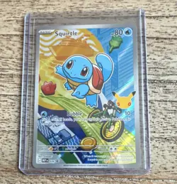 Pokemon Squirtle 039 2025 Promo Holo 80 HP ENG - Image 1