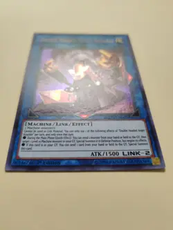 Double Headed Anger Knuckle BLHR-EN048 Secret Rare 1st Ed LP - Image 3