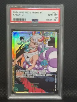 2024 ONE PIECE JAPANESE PRB01-PREMIUM BOOSTER #121 YAMATO PSA 10 - Image 1