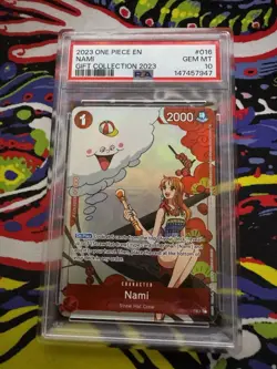 2023 One Piece Nami #016 Gift Collection English - PSA 10 GEM MINT - Image 1