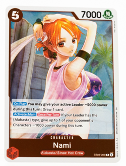 Nami Character EB03-006 One Piece TCG Foil NM - Image 2