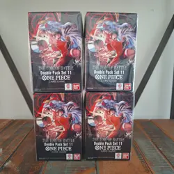 LOT OF 4 - One Piece The Time of Battle Double Pack Set Vol 11 - OP-16 DP-11 - Image 1