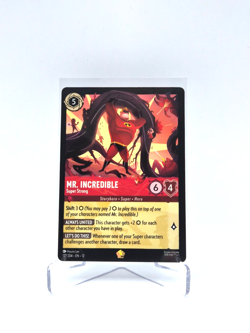 Lorcana Wilds Unknown Mr. Incredible Super Strong 127/204 Legendary - Image 1