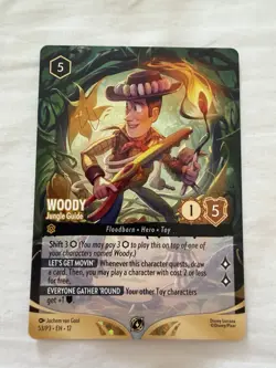 Woody Jungle Guide Non Foil Promo 53/P3 Disney Lorcana Wilds Unknown - Image 1