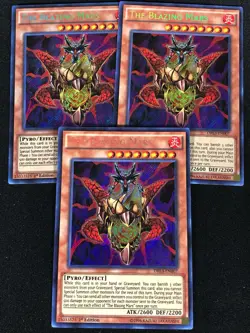 Yugioh The Blazing Mars DRL3-EN007 1ST SECRET X3 (NM) - Image 1
