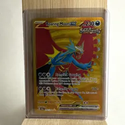 Pokemon TCG Roaring Moon EX Paradox Rift Holo Hyper Rare Card 262/182 - Image 1