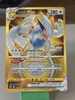 Pokemon Card Lugia VSTAR 211/195 Swsh12 Sword & Shield Silver Tempest Holo NM - Image 1