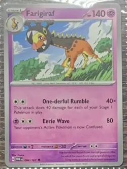 Lot 4x Offical Pokemon Cards, Girafarig and Farigiraf - Image 3