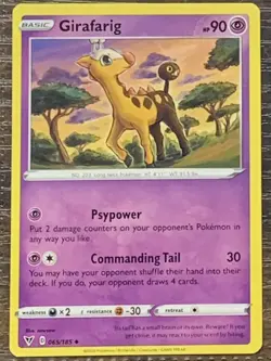 Lot 4x Offical Pokemon Cards, Girafarig and Farigiraf - Image 5