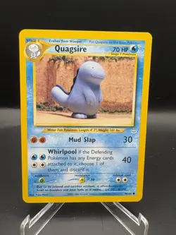 Yuka Morii Quagsire 48/64 Neo Revelation Vintage Pokemon Card NM - Image 1