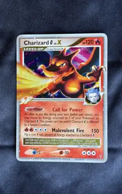 Charizard G LV.X 143/147 Supreme Victors 2009 Holo Ultra Rare Pokemon Card - Image 3