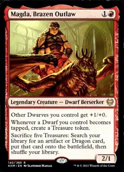 Magda, Brazen Outlaw - Light Play MTG Kaldheim - Image 1