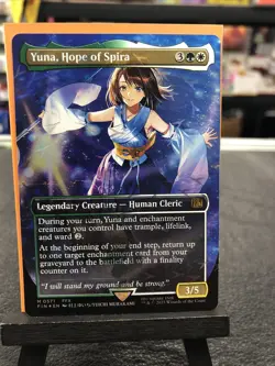 J4 Yuna, Hope of Spira (Borderless) Chocobo Track Foil Final Fantasy - Foil - Image 1