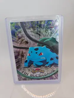 2000 Pokemon Topps Chrome Bulbasaur #01 - Image 1