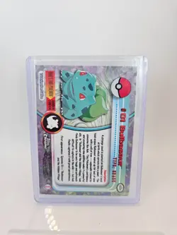 2000 Pokemon Topps Chrome Bulbasaur #01 - Image 2