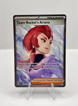 Pokemon TCG Team Rocket's Ariana 236/182 | Destined Rivals SIR Full Art NM/M - Image 1