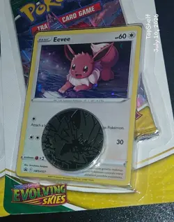 Sealed Pokemon TCG: Sword & Shield—Evolving Skies Blister Pack (Eevee) - Image 3