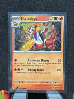 SKELEDIRGE 038/198 SCARLET & VIOLET HOLO R NM - Image 2