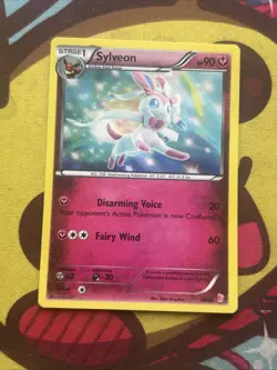 Pokemon Sylveon 30/30 - Sylveon Noivern Trainer Kit - Holo Rare - Excellent - Image 1